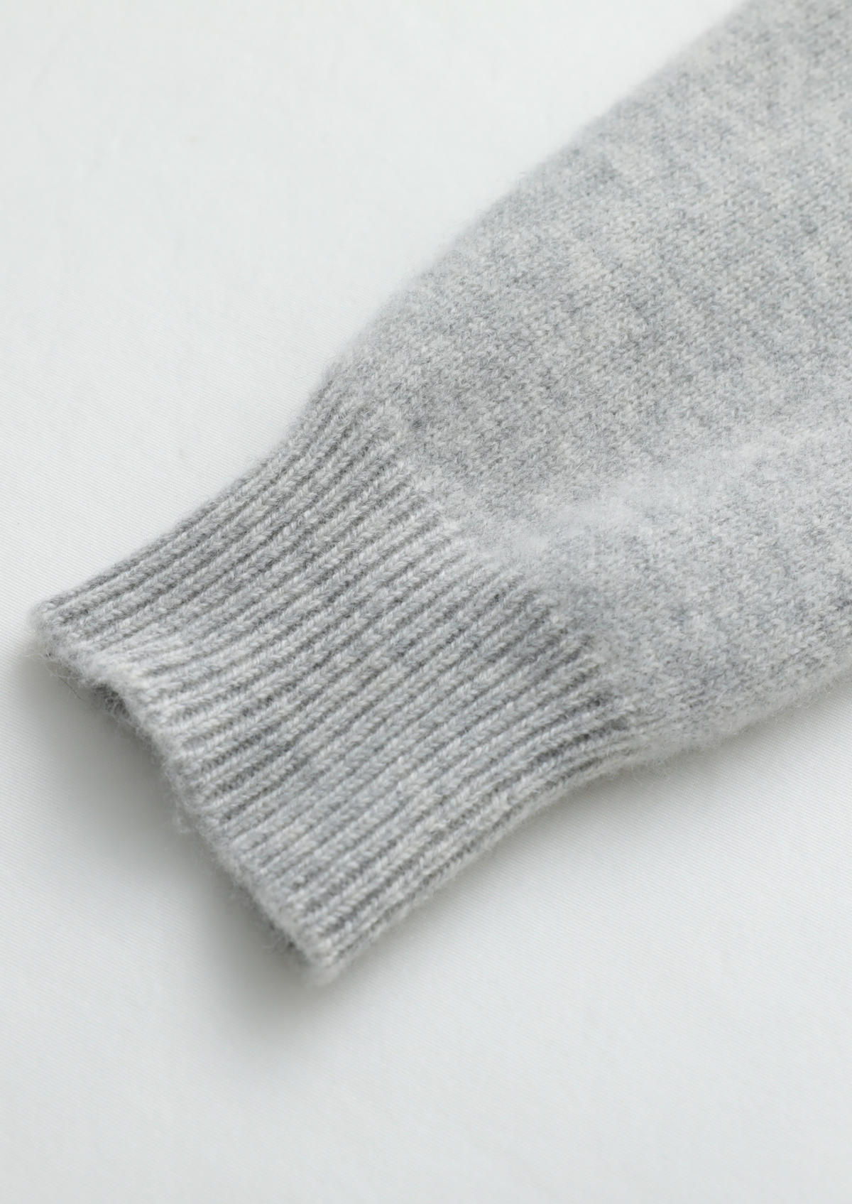 Pure Extra-Fine Merino Wool Light Gray Luzzo Set - photo 7