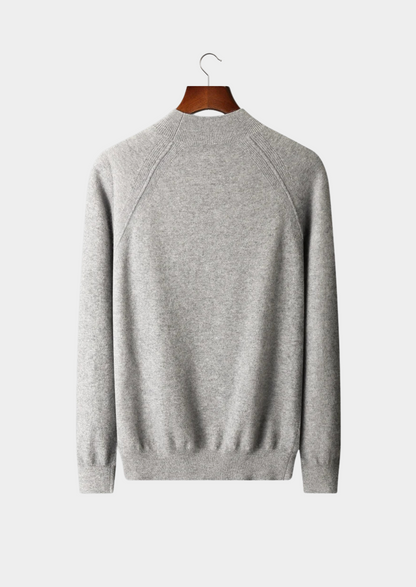 Pure Extra-Fine Merino Wool Raglan Mockneck - photo 2