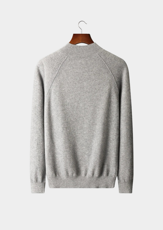 Pure Extra-Fine Merino Wool Raglan Mockneck - photo 2