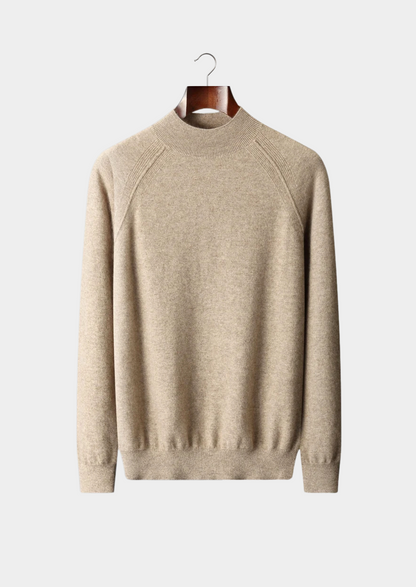 Pure Extra-Fine Merino Wool Raglan Mockneck - photo 4