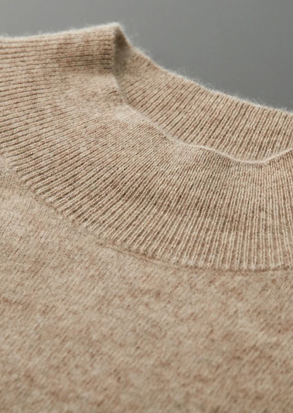 Pure Extra-Fine Merino Wool Raglan Mockneck - photo 8