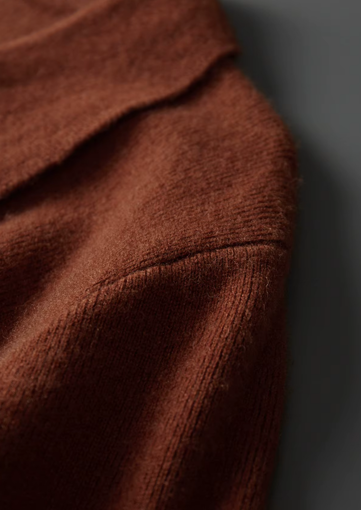 Pure Extra-Fine Merino Wool Ribbed Buttonless Polo - photo 7