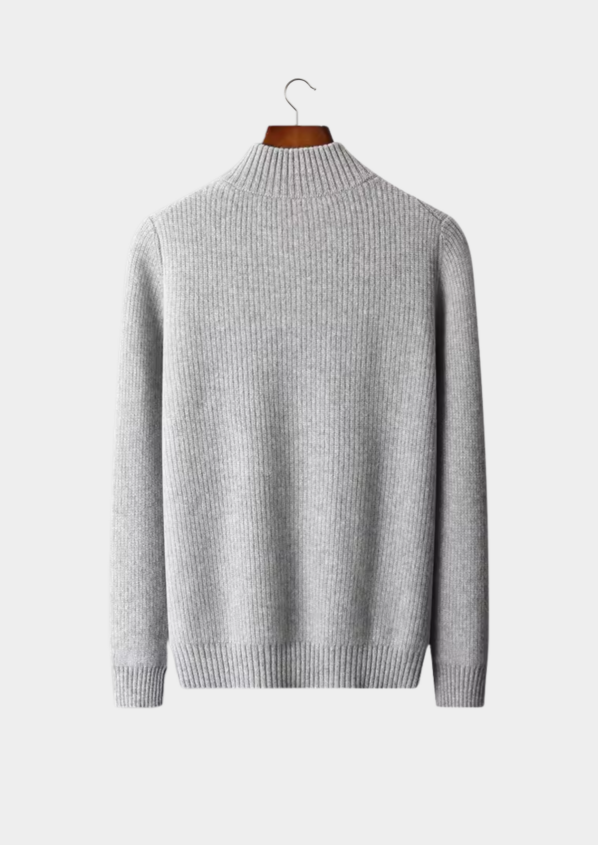 Pure Extra-Fine Merino Wool Ribbed Cardigan - photo 2