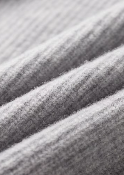 Pure Extra-Fine Merino Wool Ribbed Cardigan - photo 7