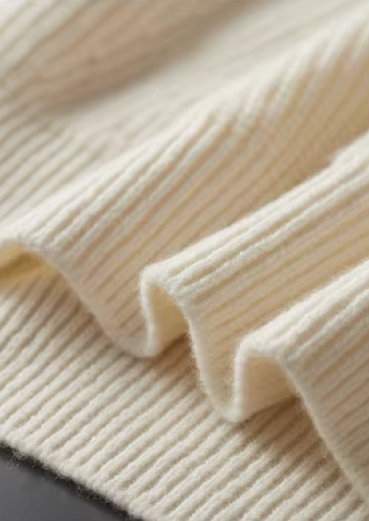 Pure Extra-Fine Merino Wool Ribbed Half-Zip - photo 5