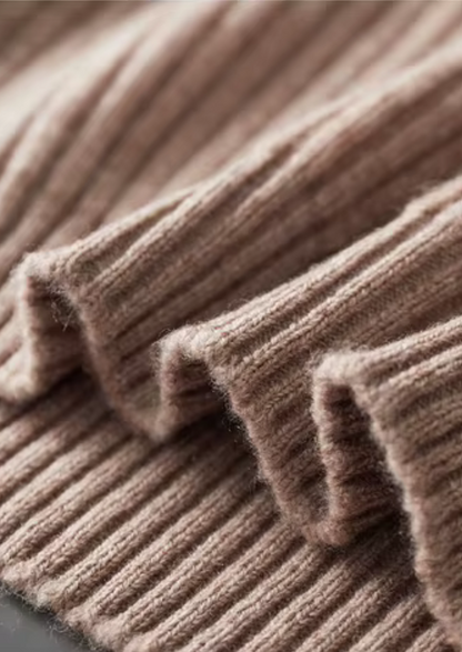 Pure Extra-Fine Merino Wool Ribbed Henley Sweater - photo 5