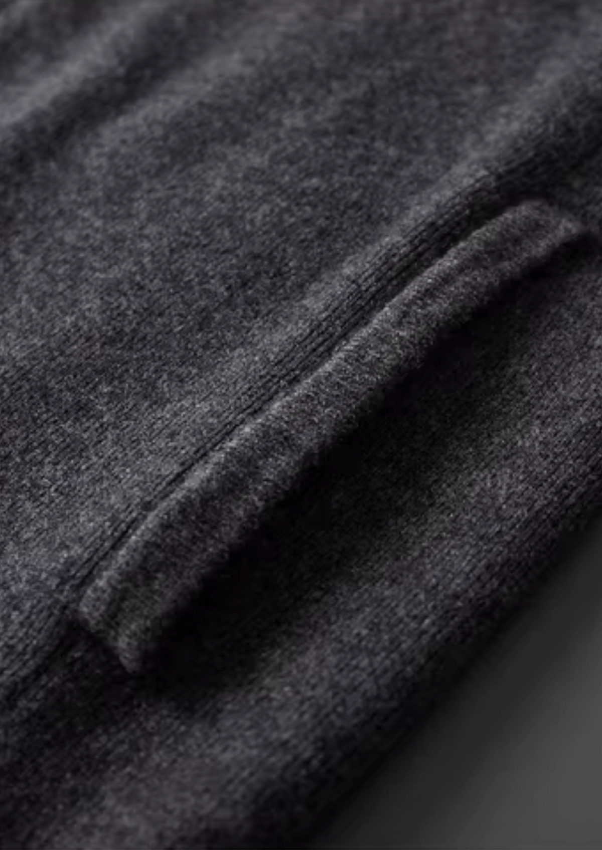 Pure Extra-Fine Merino Wool Ribbed Polo Cardigan - photo 4