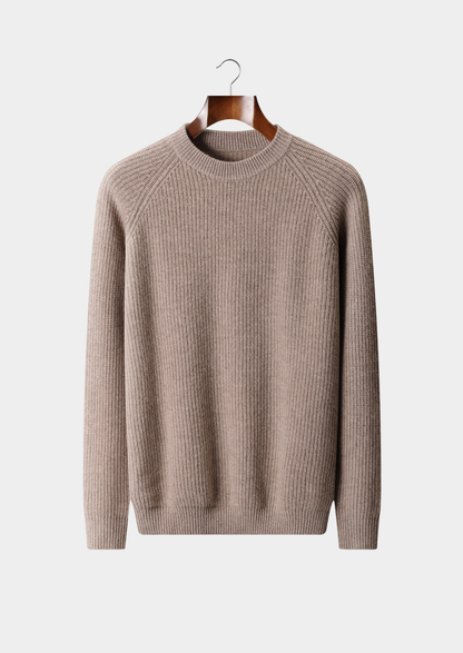 Pure Extra-Fine Merino Wool Ribbed Raglan Crewneck - photo 5