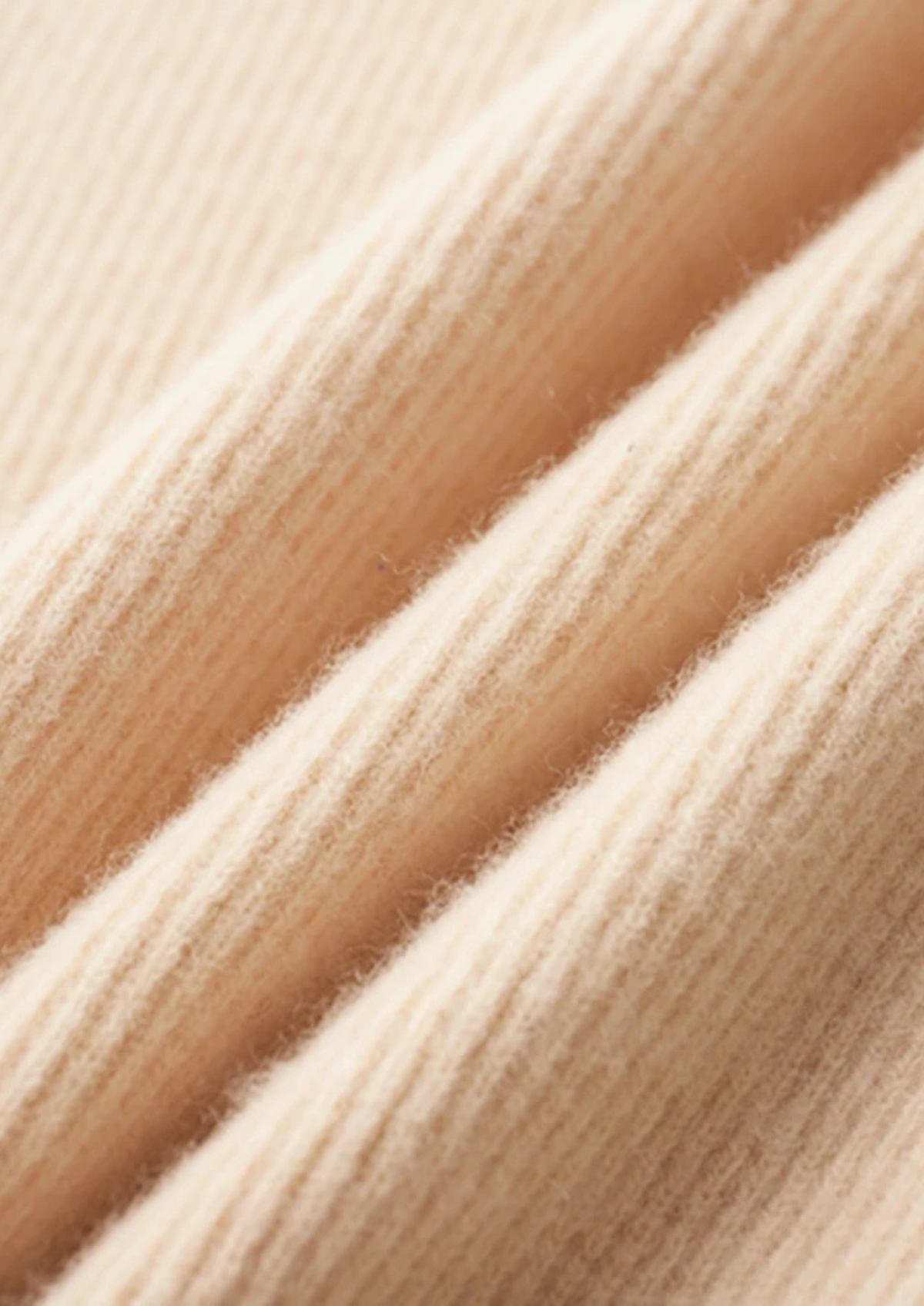 Merino Ribbed Zip Cardigan, Sand & Coffee - photo 16