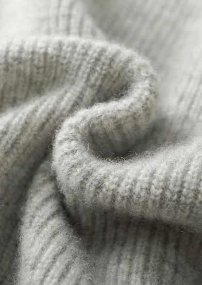 Pure Extra-Fine Merino Wool Ribbed Zip Hoodie - photo 6