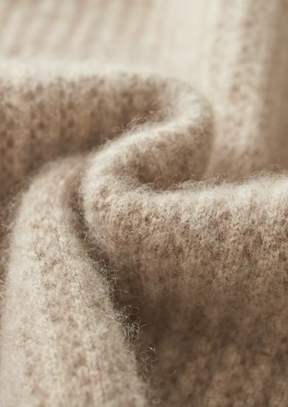 Pure Extra-Fine Merino Wool Ribbed Zipper Hoodie - photo 6
