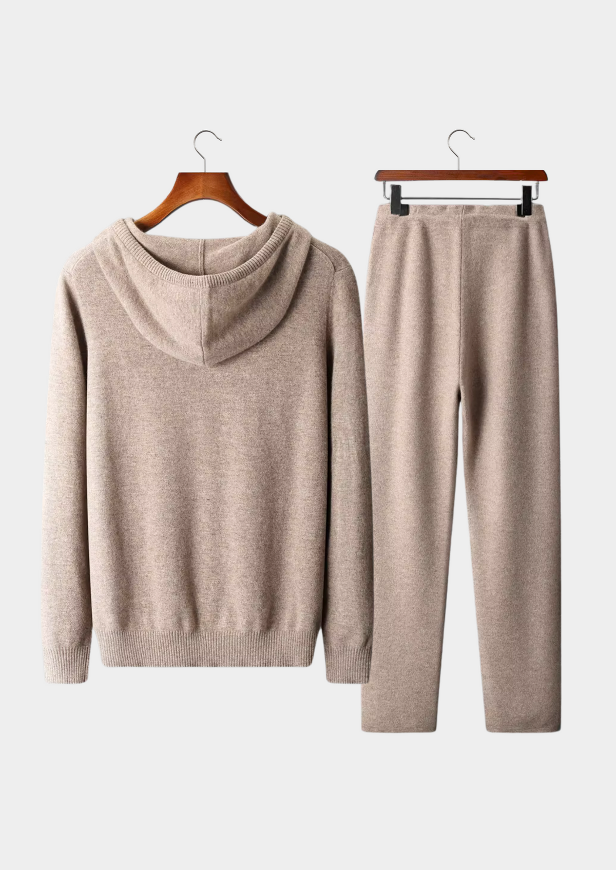 Pure Extra-Fine Merino Wool Beige Savro Set - photo 2