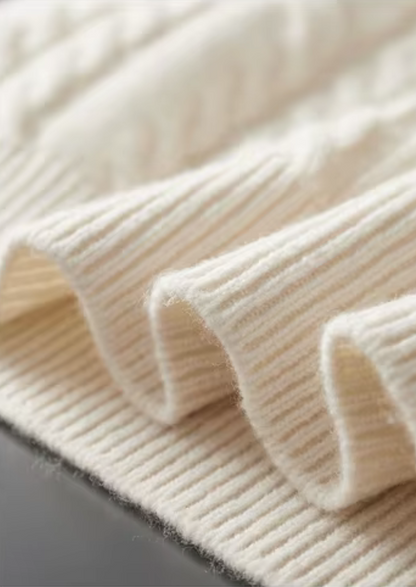 Pure Extra-Fine Merino Wool Striped Half-Zip Sweater - photo 3