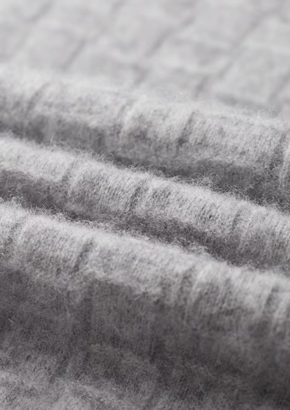 Pure Extra-Fine Merino Wool Textured Mockneck - photo 4