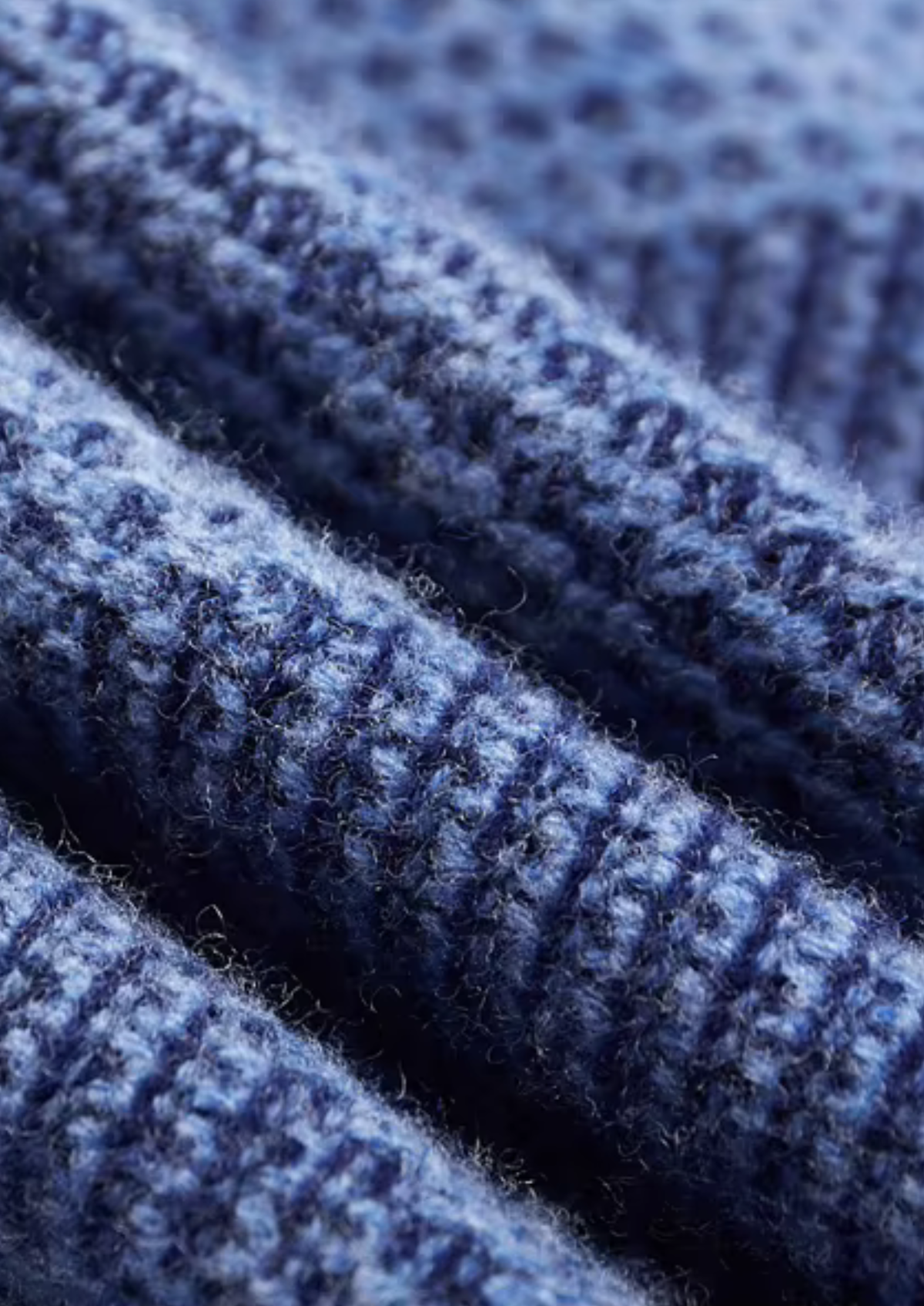 Pure Extra-Fine Merino Wool Two Tone Patterned Mockneck - photo 6