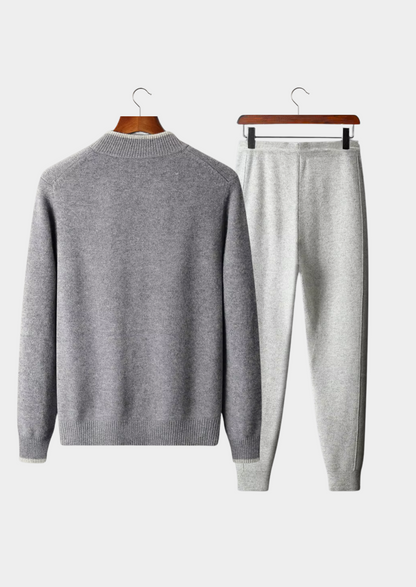 Merino Two Tone Zip Set, Cuffed Leg - photo 2