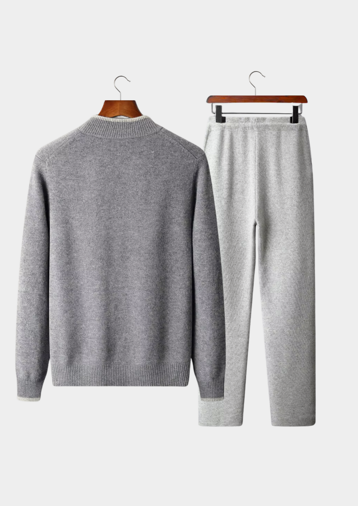 Merino Two Tone Zip Set, Straight Leg - photo 4