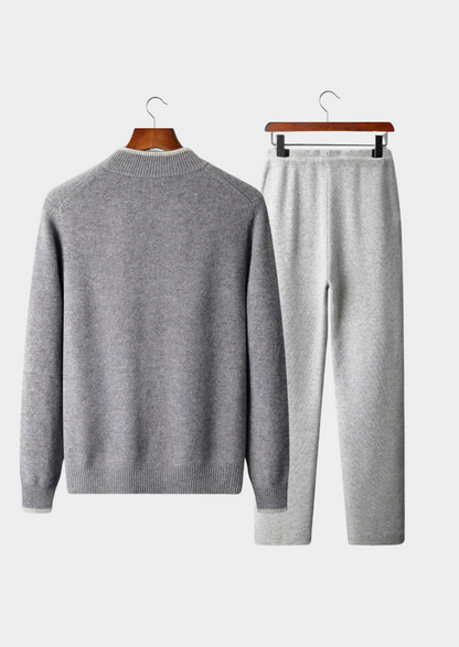 Merino Two Tone Zip Set, Straight Leg - photo 4