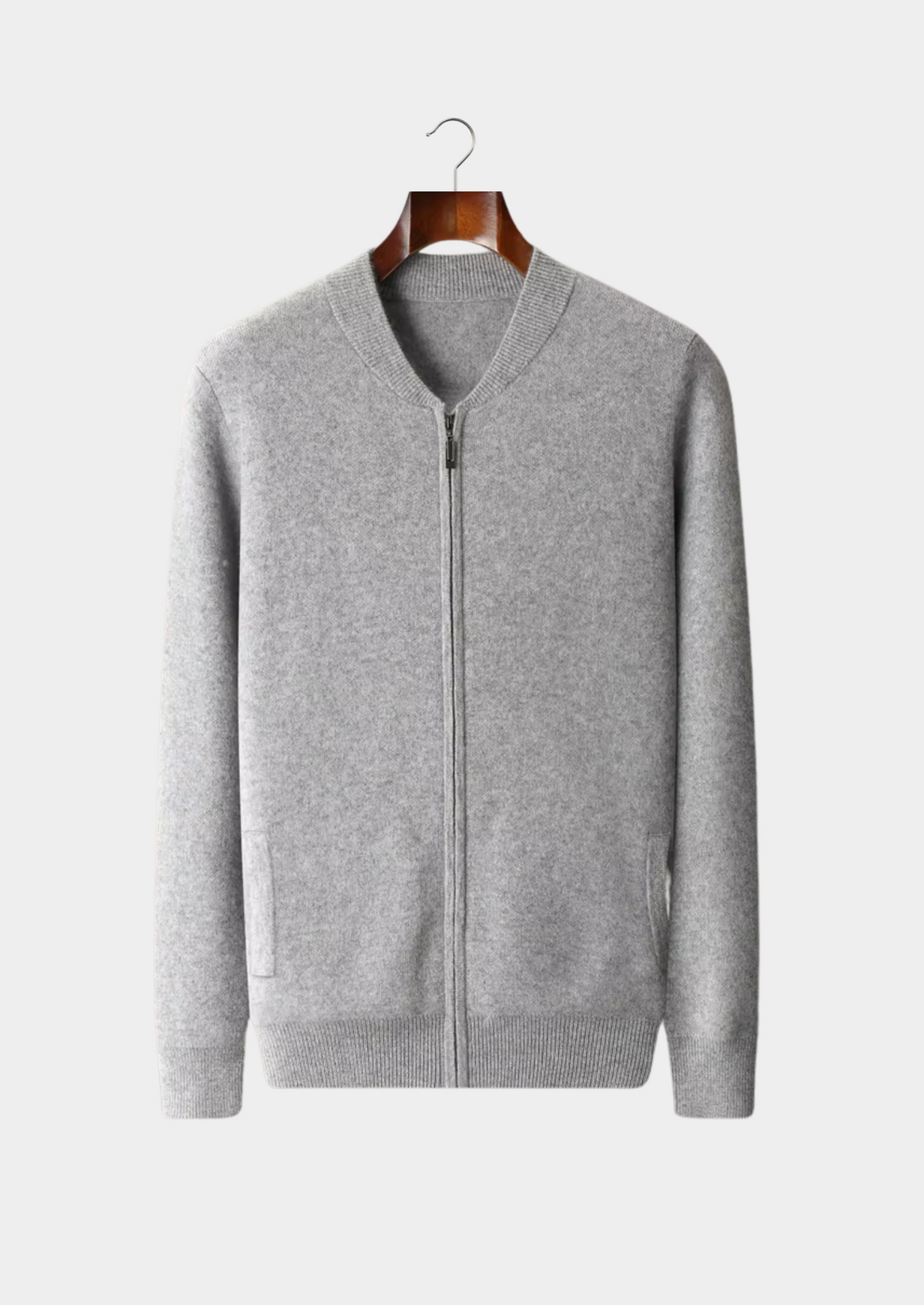Pure Extra-Fine Merino Wool V-Neck Cardigan - photo 11
