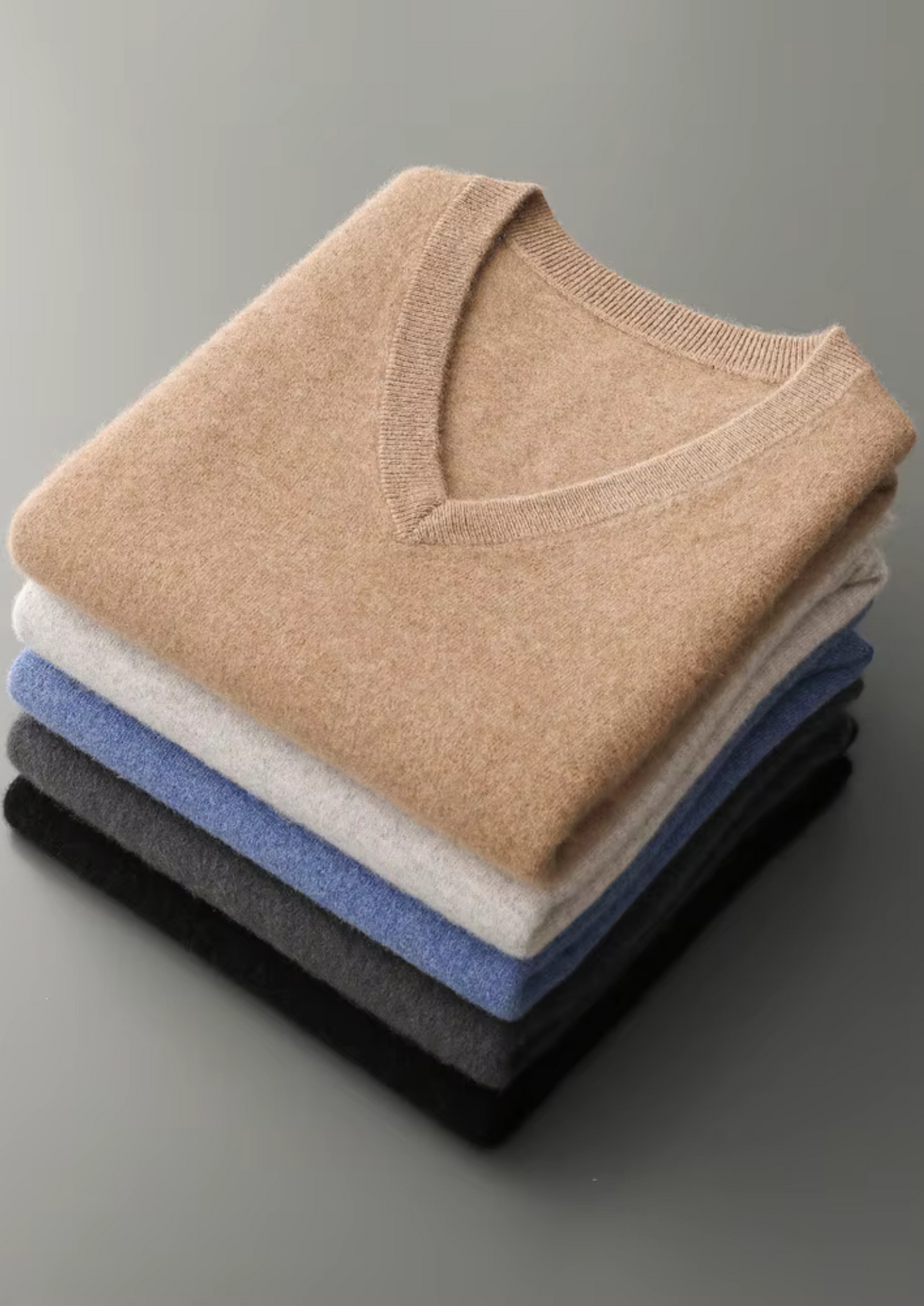 Pure Extra-Fine Merino Wool V-Neck Vest - photo 16