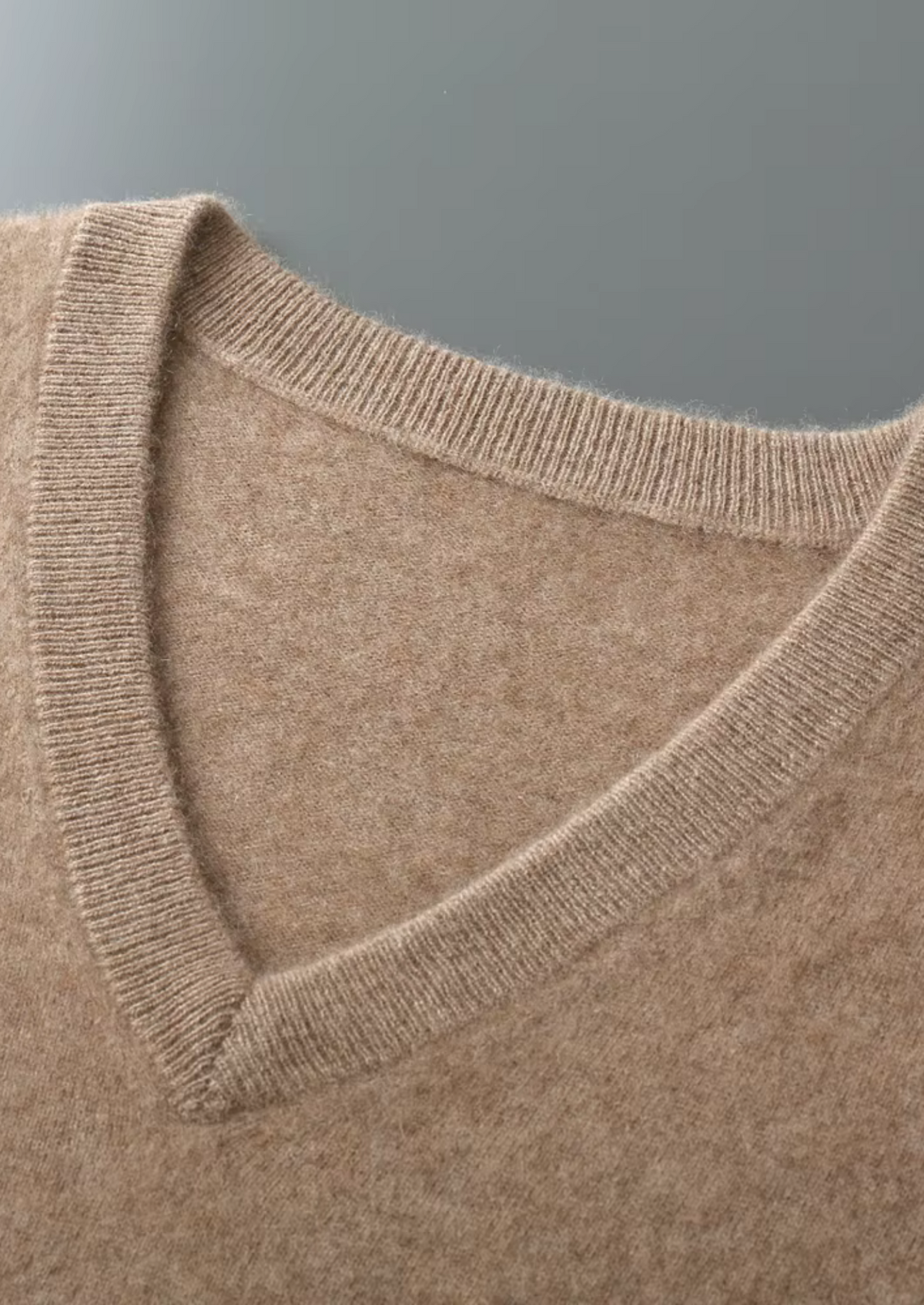 Pure Extra-Fine Merino Wool V-Neck Vest - photo 7