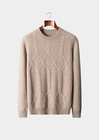 Pure Extra-Fine Merino Wool Wintertime Crewneck