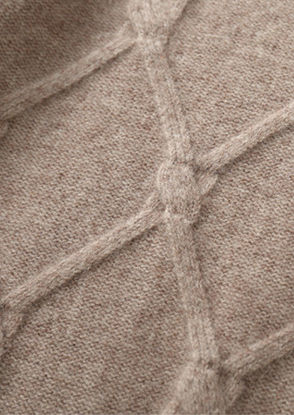 Pure Extra-Fine Merino Wool Cable Crewneck - photo 3
