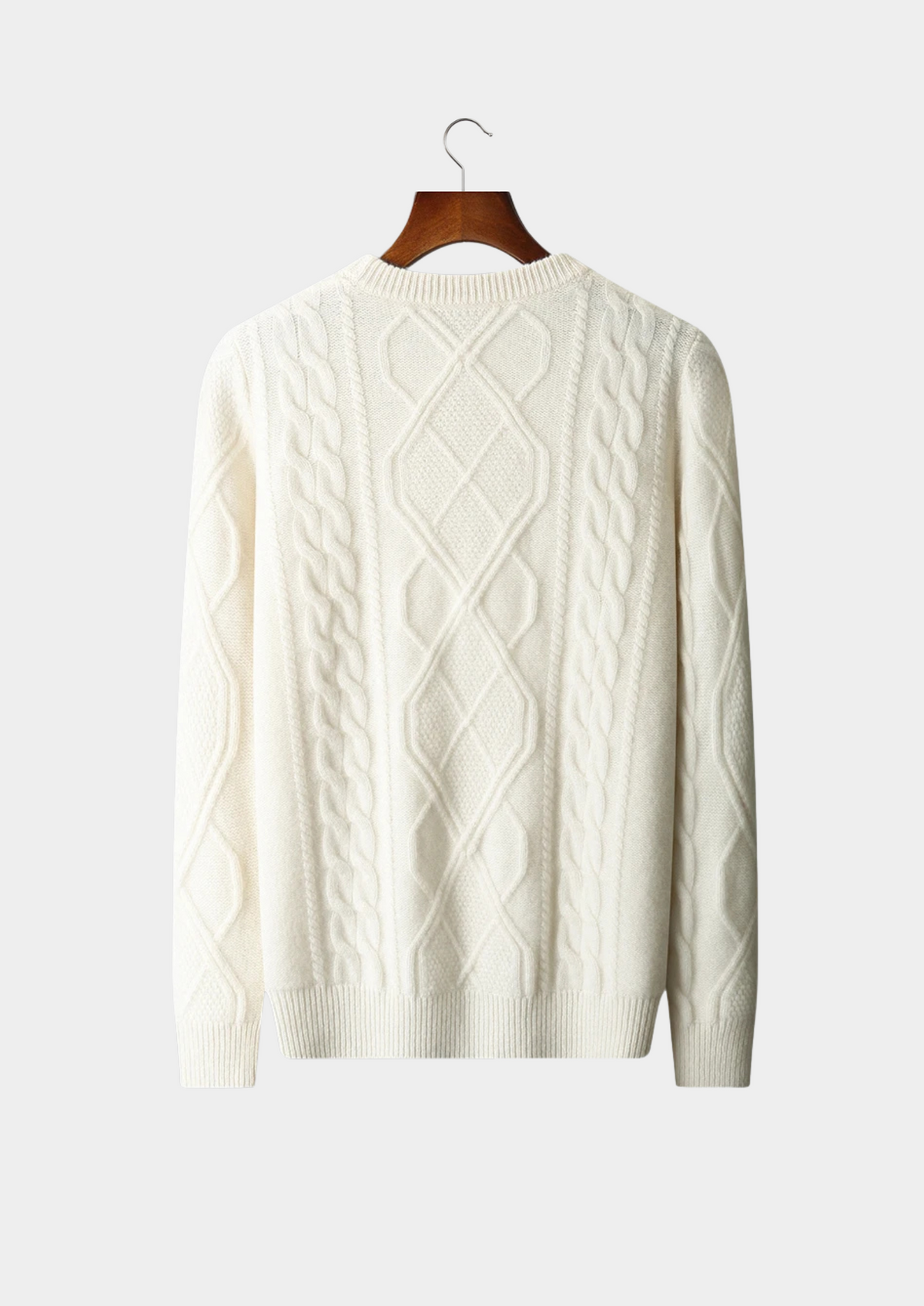 Pure Extra-Fine Merino Wool Wintertime Crewneck - photo 4