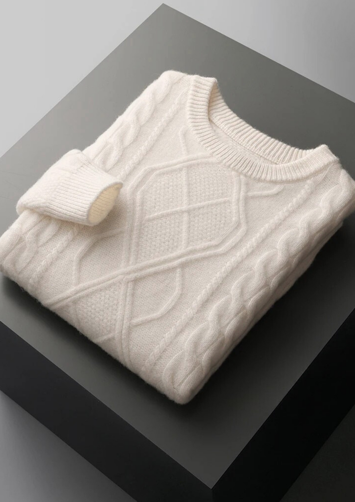 Pure Extra-Fine Merino Wool Wintertime Crewneck - photo 6