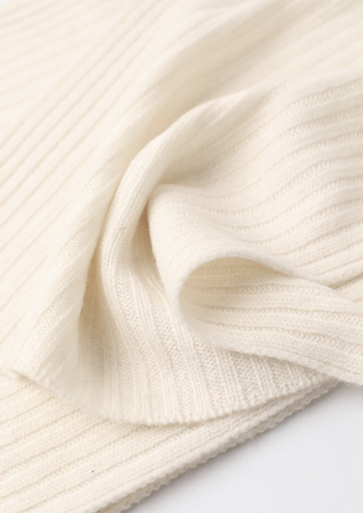 Pure Extra-Fine Merino Wool Wintertime Essentials - Ivory - photo 2