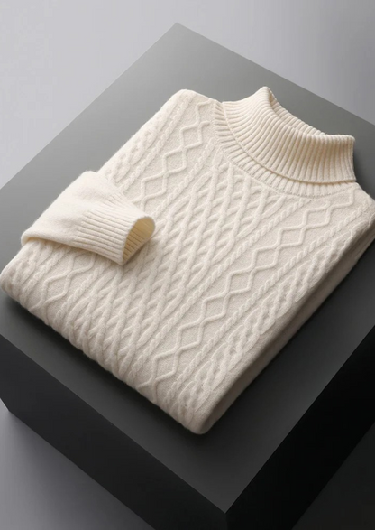 Pure Extra-Fine Merino Wool Wintertime Rollneck - photo 3