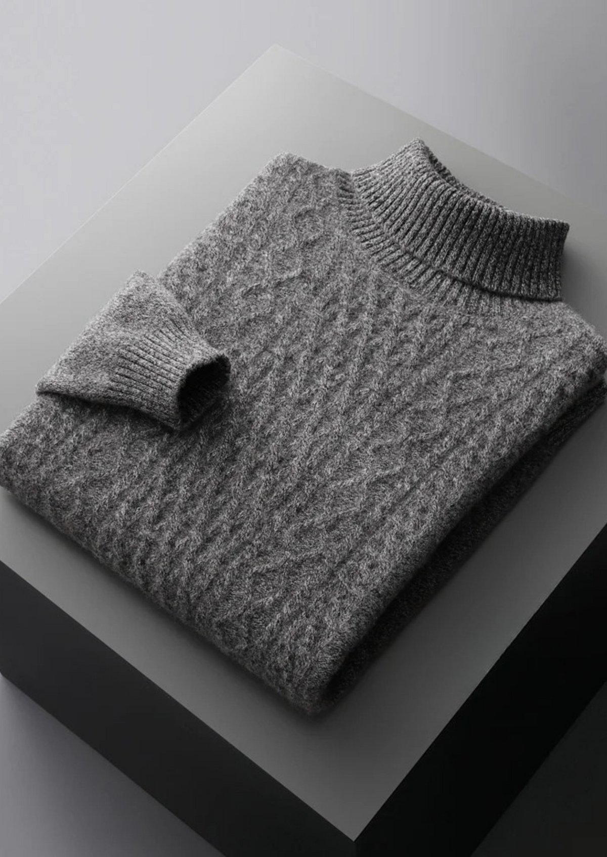 Pure Extra-Fine Merino Wool Wintertime Rollneck - photo 8