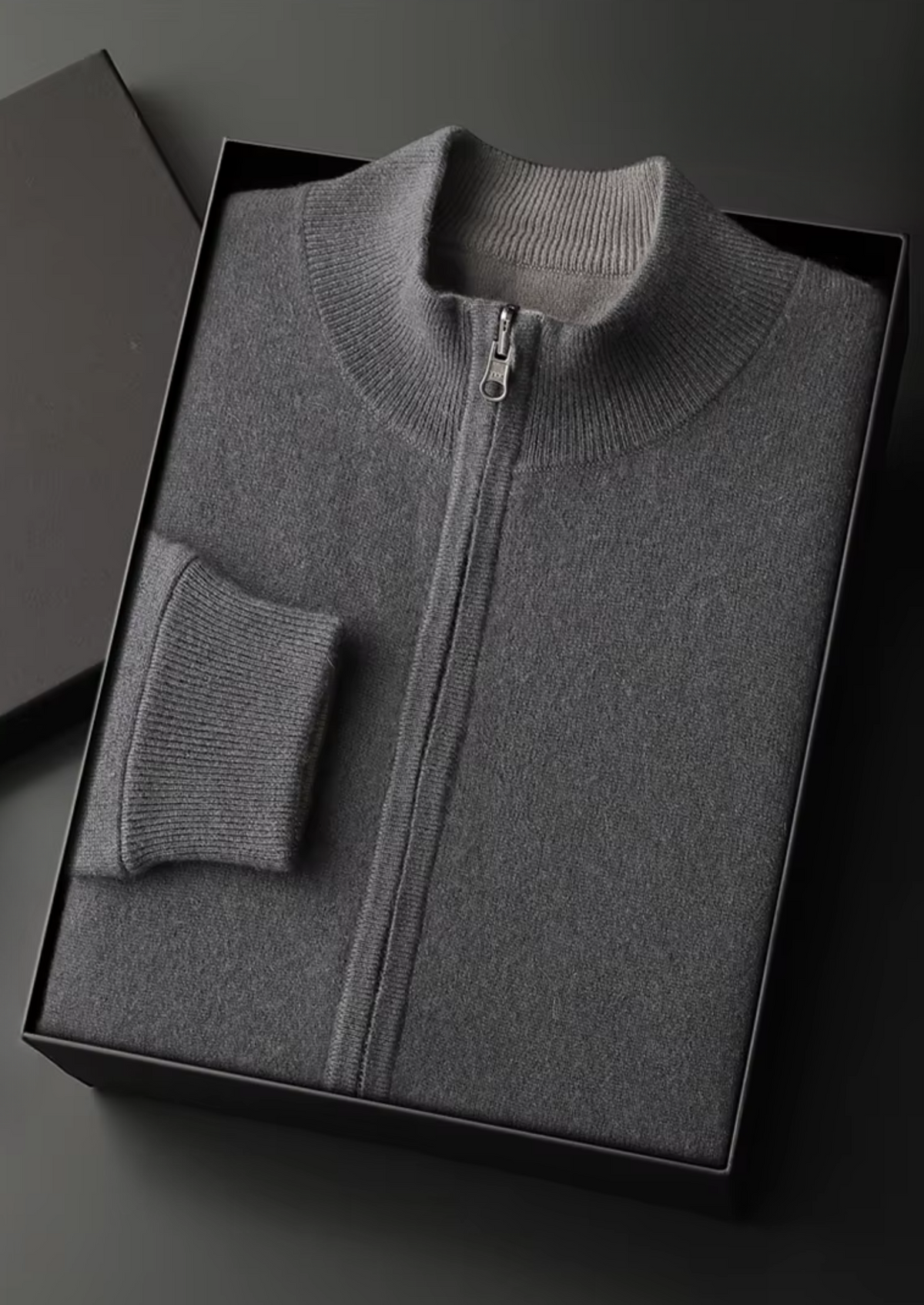 Pure Extra-Fine Merino Wool Zip Cardigan - photo 10