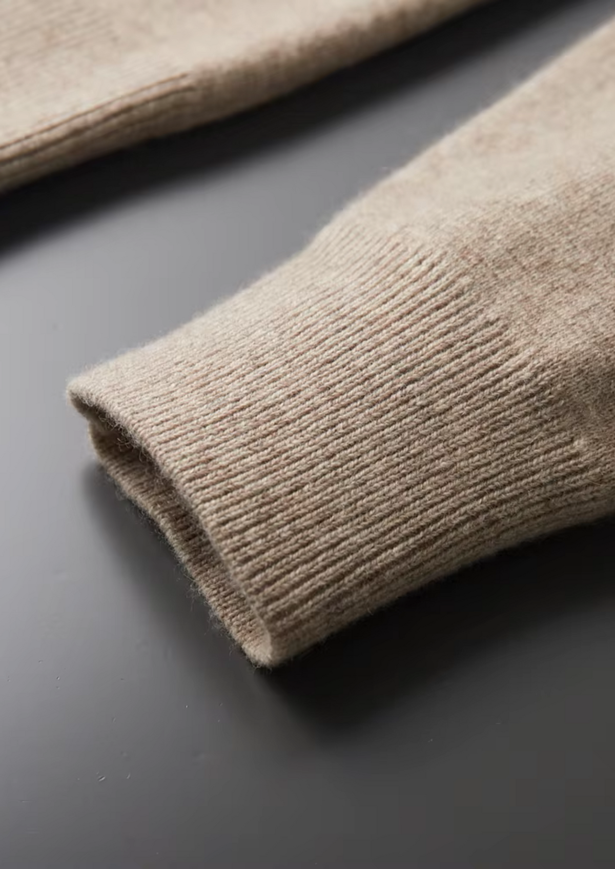 Pure Extra-Fine Merino Wool Zip Polo Cardigan - photo 10