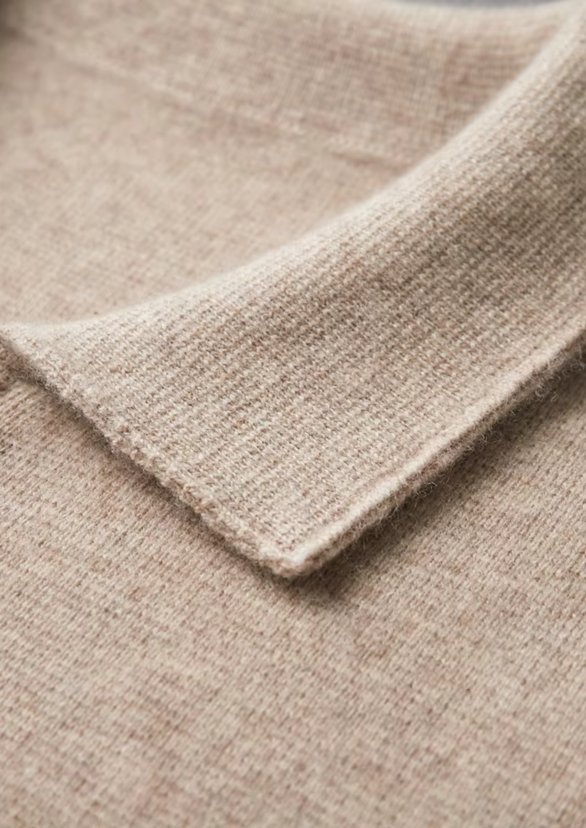 Pure Extra-Fine Merino Wool Zip Polo Cardigan - photo 8