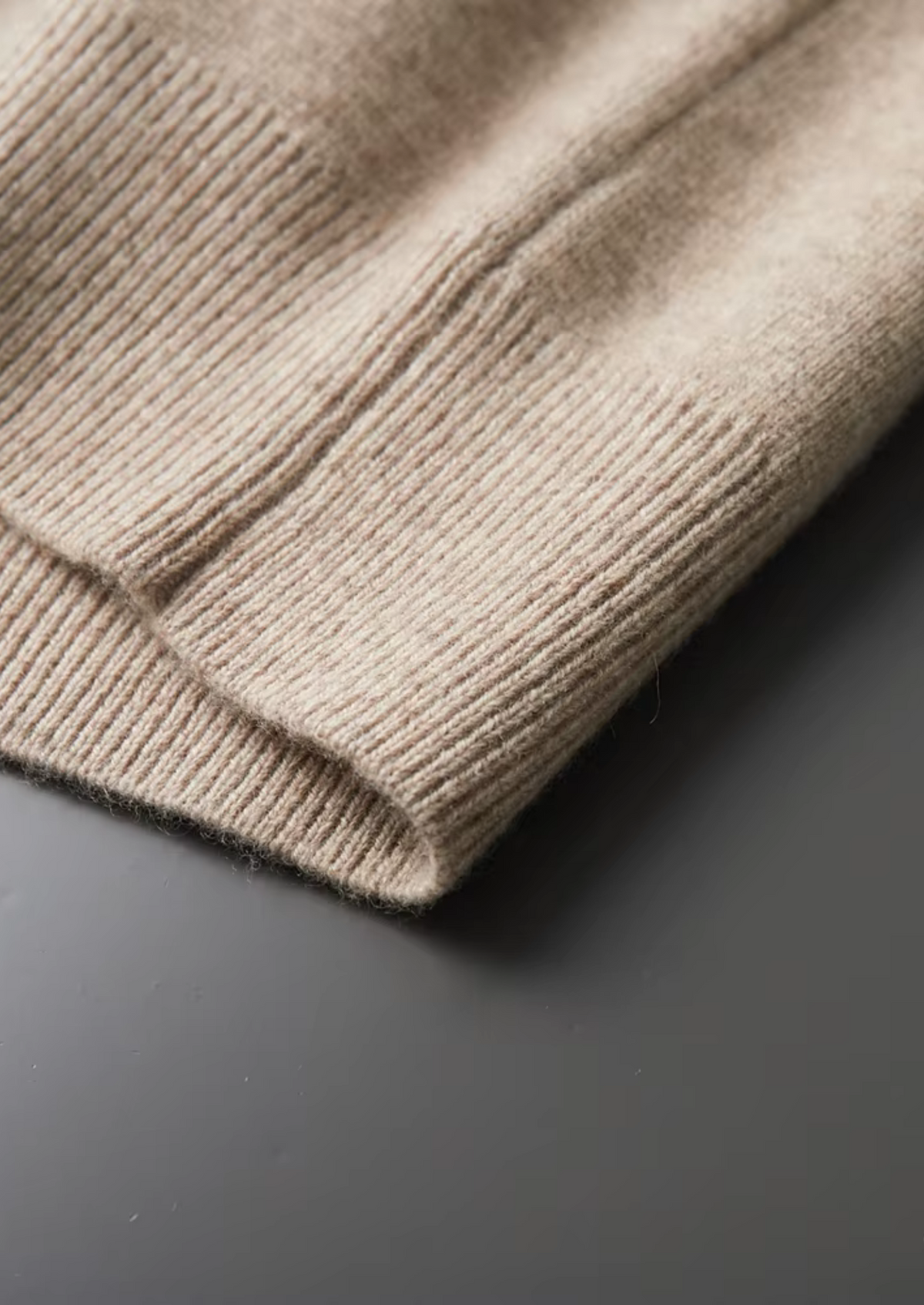 Pure Extra-Fine Merino Wool Zip Polo Cardigan - photo 9