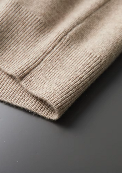 Pure Extra-Fine Merino Wool Zip Polo Cardigan - photo 9