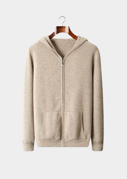 Pure Extra-Fine Merino Wool Zipper Hoodie - photo 11