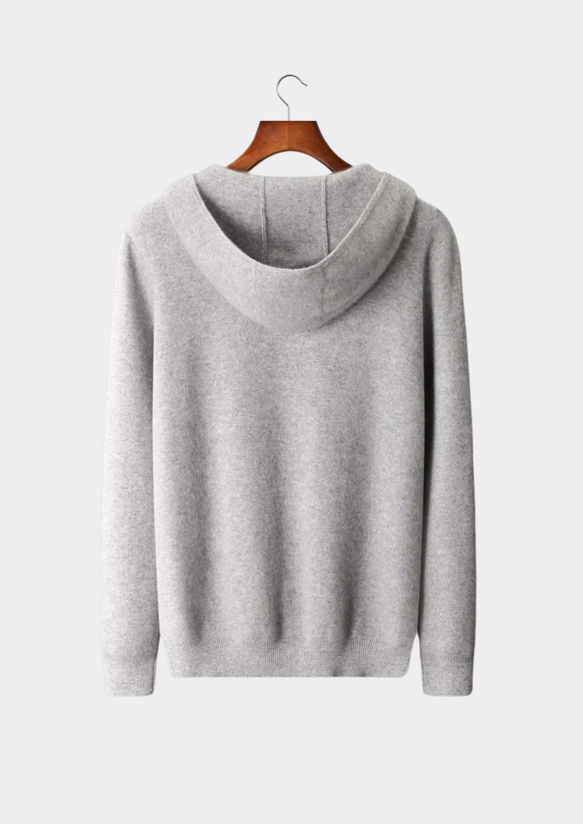 Pure Extra-Fine Merino Wool Zipper Hoodie - photo 2