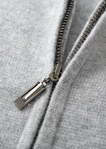 Pure Extra-Fine Merino Wool Zipper Hoodie - photo 4